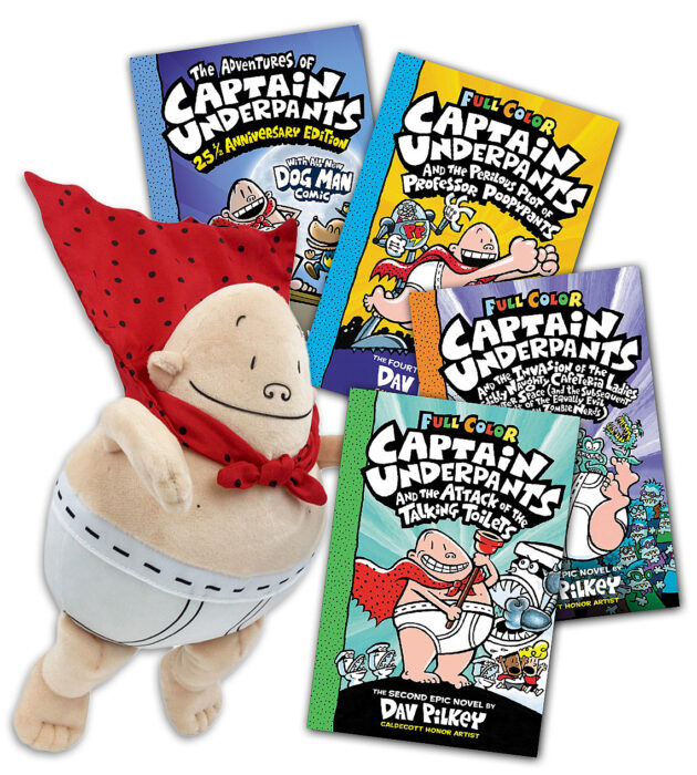 Captain Underpants: 10 Book Set