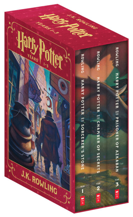 Harry Potter Paperback Boxset Books 1-3 by J. K. Rowling