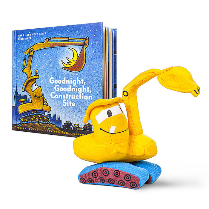 excavator plush toy