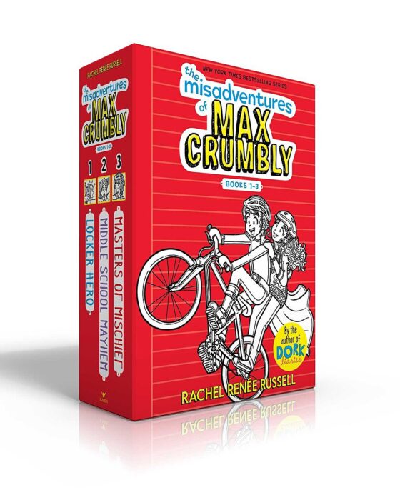 Books　Renée　of　#1-3　Parent　Max　Boxed　Crumbly　Store　Set　Russell　by　Rachel　The　Scholastic　The　Misadventures