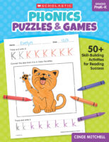 Phonics Puzzles & Games for Grades PreK-K
