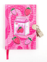 Strawberry Milk Rhinestone Diary