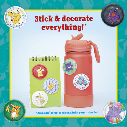 Klutz: Pokemon Color-In 3D Stickers