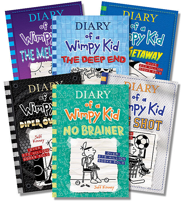 Diary of a Wimpy Kid Collection (Pack #1-18) by Jeff Kinney
