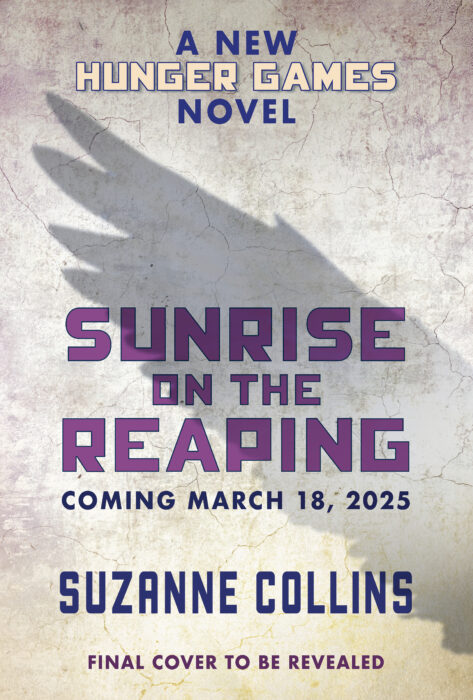 Temporary book cover for Suzanne Collins' Sunrise on the Reaping.