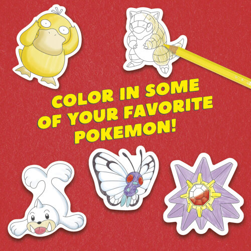 Klutz: Pokemon Color Your Own Fuzzy Stickers