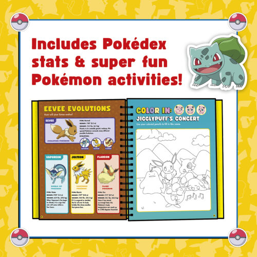 Klutz: Pokemon Color Your Own Fuzzy Stickers