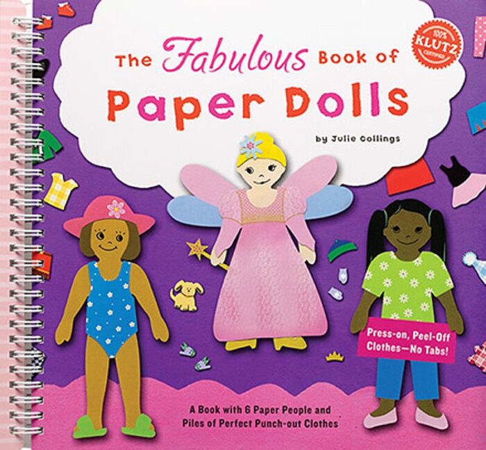Klutz The Fabulous Book Of Paper Dolls By Julie Collings Art And Craft Kit The Parent Store