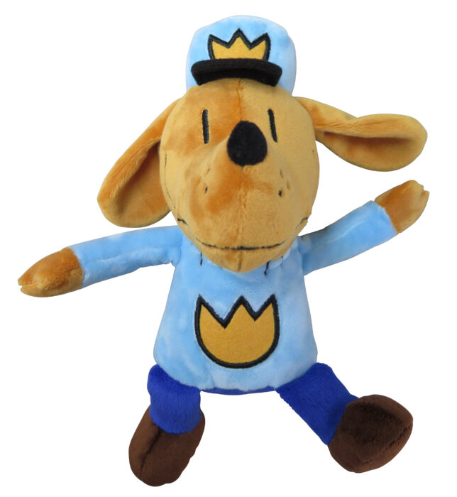 petey plush dog man