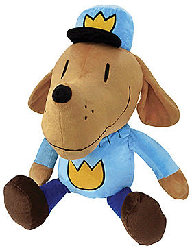 dog man plush set