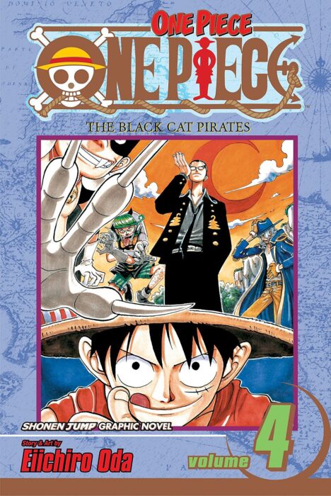 One Piece, Vol. 4: The Black Cat Pirates by Eiichiro Oda | The