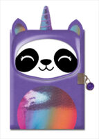 Diary: Plush Hoodie Fur Unicorn Panda