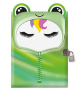 Plush Frog Raincoat Diary