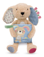 Sensory Snuggables Medium Plush Rabbit With Cloth Book