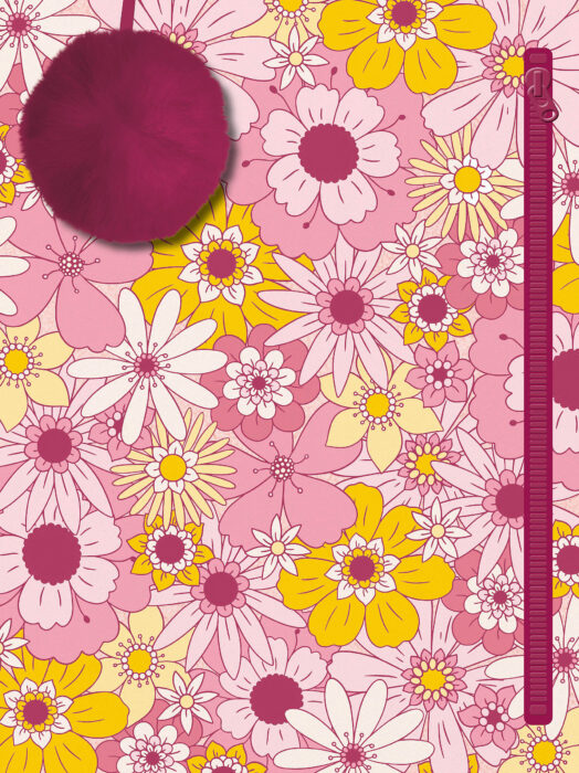Retro Floral Journal