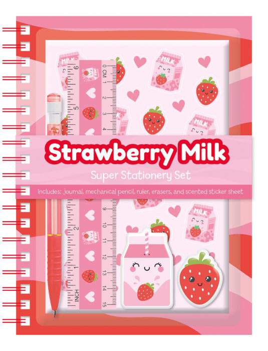 Strawberry Milk Stationery Set by Make Believe Ideas | The
