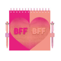 PinkSheep Journal Fox pour filles avec serrure et clés, journal en peluche pour enfants, journal intime avec 160 pages lignées pour écrire, dessiner, fournitures de rentrée scolaire, cadeaux