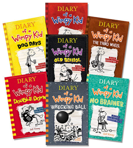 DIARY of a Wimpy Kid COLLECTION 1冊欠品 Diary of a Wimpy Kid # 1 by Jeff Kinney (2007, Hardcover