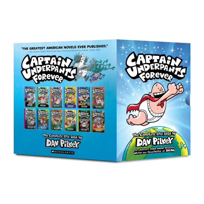 Captain Underpants Forever Boxed Set (#1-12) by Dav Pilkey | The