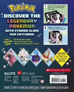 Klutz: Pokemon Legendary Stained Glass Art by Editors of Klutz