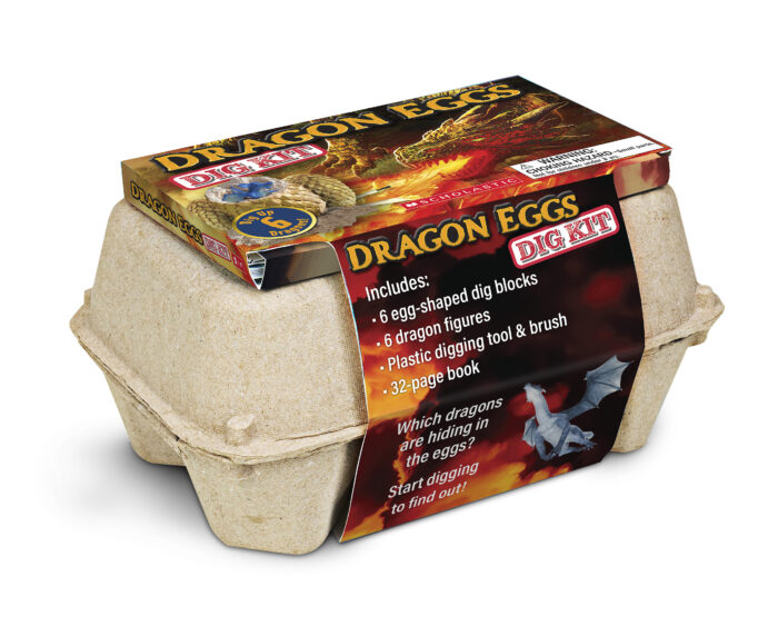 egg2008年12冊セット Dragon Eggs Dig Kit by Scholastic | The Scholastic Parent Store