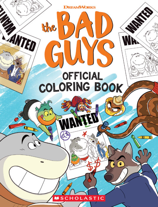 The Bad Guys Official Coloring Book by Scholastic | The Scholastic