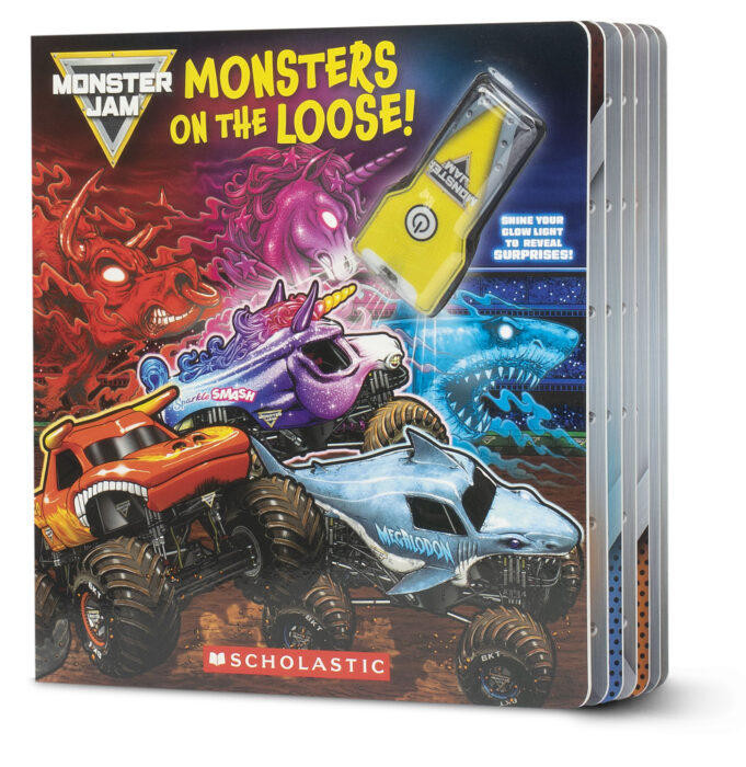 Monster Jam: Monsters on the Loose! with Flashlight by Marisa