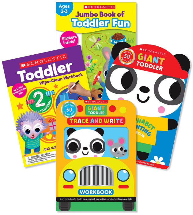4冊セット　英語導入 ワークブック 幼児向け Toddler Workbook Toddler Workbooks Value Pack (4 Books) | The Scholastic Parent Store