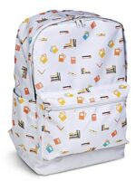Book Pattern Backpack