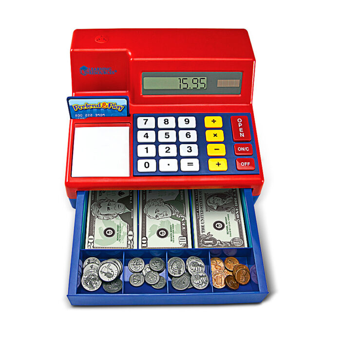 pretend & play calculator cash register