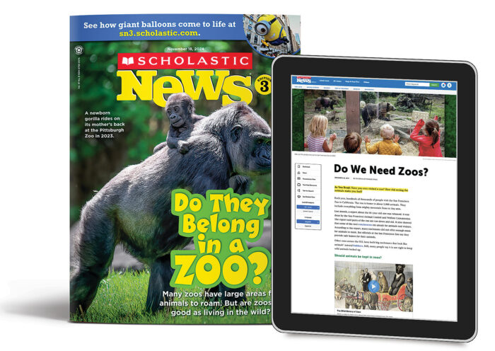 Scholastic News 3rd 4th Grade, Language Arts, Reading Comprehension, &  Writing