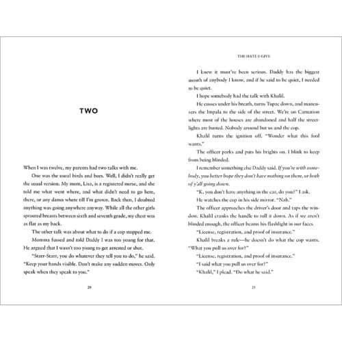 The Hate U Give by Angie Thomas Scholastic Education