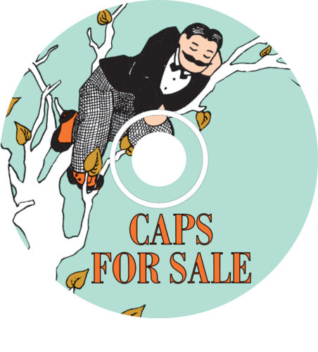 Caps for sale text on sale