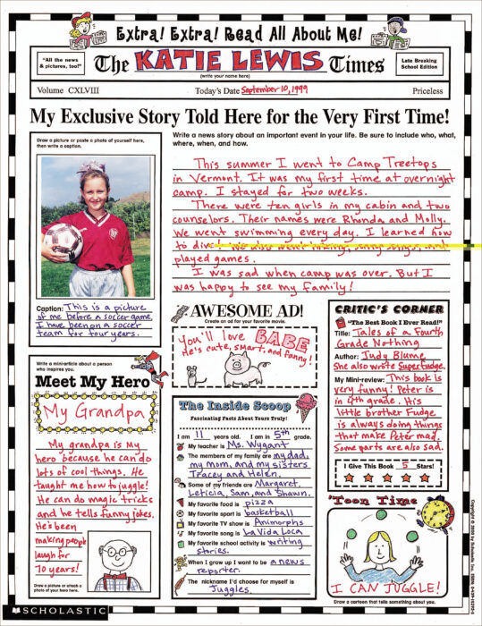 All About Me Poster {Puzzle Pieces}  All about me poster, About me poster,  School activities