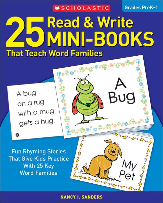 That　Mini-Books　The　Scholastic　25　I.　Teacher　Read　by　Families　Write　Sanders　Teach　Word　Nancy　Store