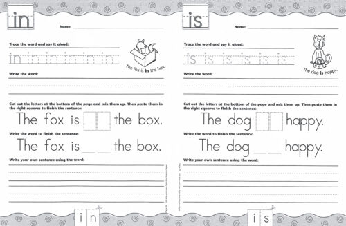 Letter H Printables in Spanish  High frequency words activities, Letter  activities, Word activities