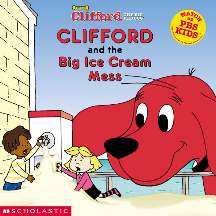 2001 Scholastic Clifford The Big Red Dog Clifford Sponge with Tag