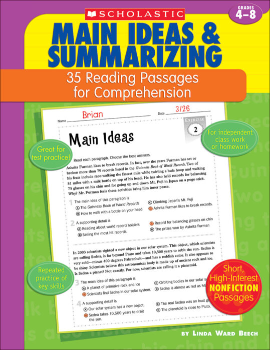 Reading for Comprehension; Full Color (eBook)