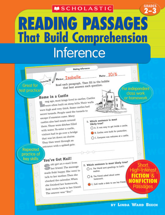 Reading Response Book Making an Inference Active Reading Comprehension Any  Text