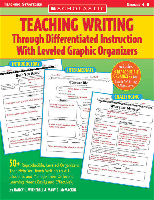 Teaching Writing Through Differentiated Instruction With Leveled Graphic Organizers