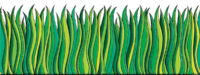 Tall Green Grass Jumbo Borders