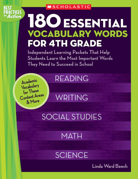 180-essential-vocabulary-words-for-4th-grade-by-linda-beech-scholastic