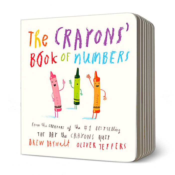 Write the number 12 with crayons and learn to count
