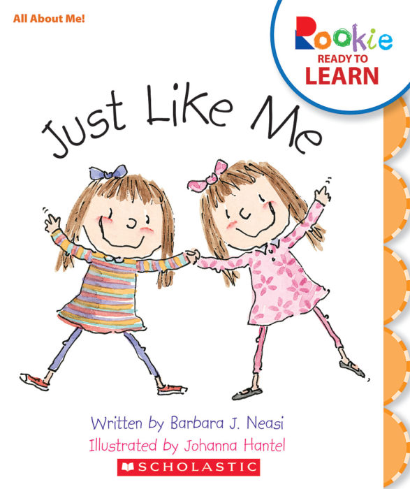 Just Like Me Girl Light Blue Kids Notebook