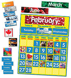 Photo Calendar Bulletin Board