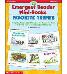 25 Emergent Reader Mini-Books: Favorite Themes