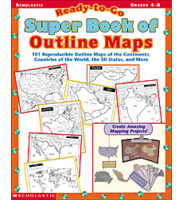 Ready-to-Go Super Book of Outline Maps