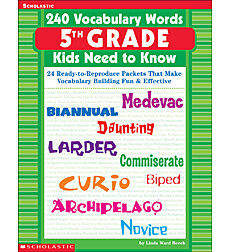 Fifth Grade Vocabulary