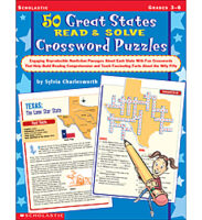 50 Great States Read & Solve Crossword Puzzles