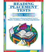 Reading Placement Tests: 4th to 6th Grades